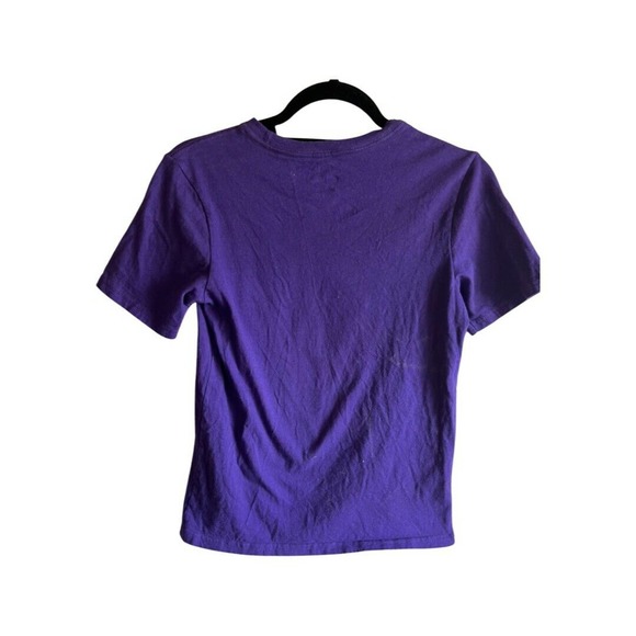 Space Jam 2 New Legacy Lebron James Animated Purple Tune Squad Shirt Sz Youth L - Picture 2 of 6